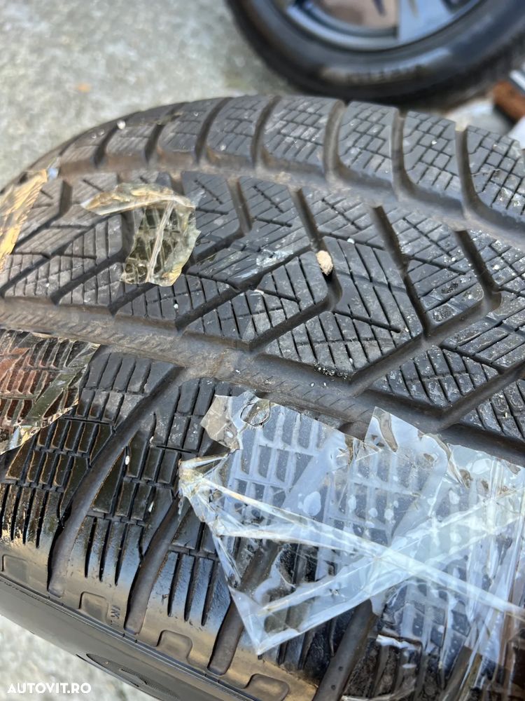Jante Porsche Cayenne R20 cu anvelope iarna senzori presiune 275-45-20 stare foarte buna Porsche R20 Anvelope pirelli scorpion - 9