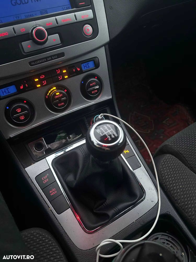 Maneta Nuca Schimbator cu Manson din Piele VW Volkswagen Passat B6 - 7