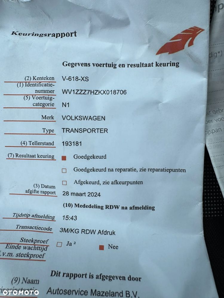 Volkswagen TRANSPORTER T6 - 29