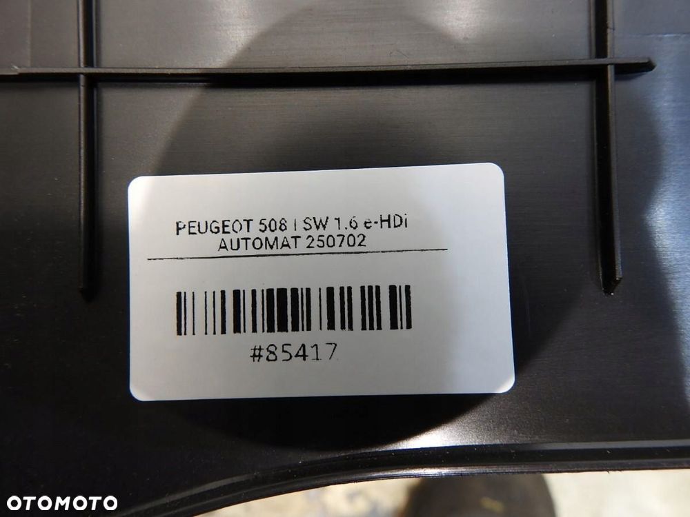TUNEL ŚRODKOWY PODŁOKIETNIK PEUGEOT 508 I SW 9688547377 - 5