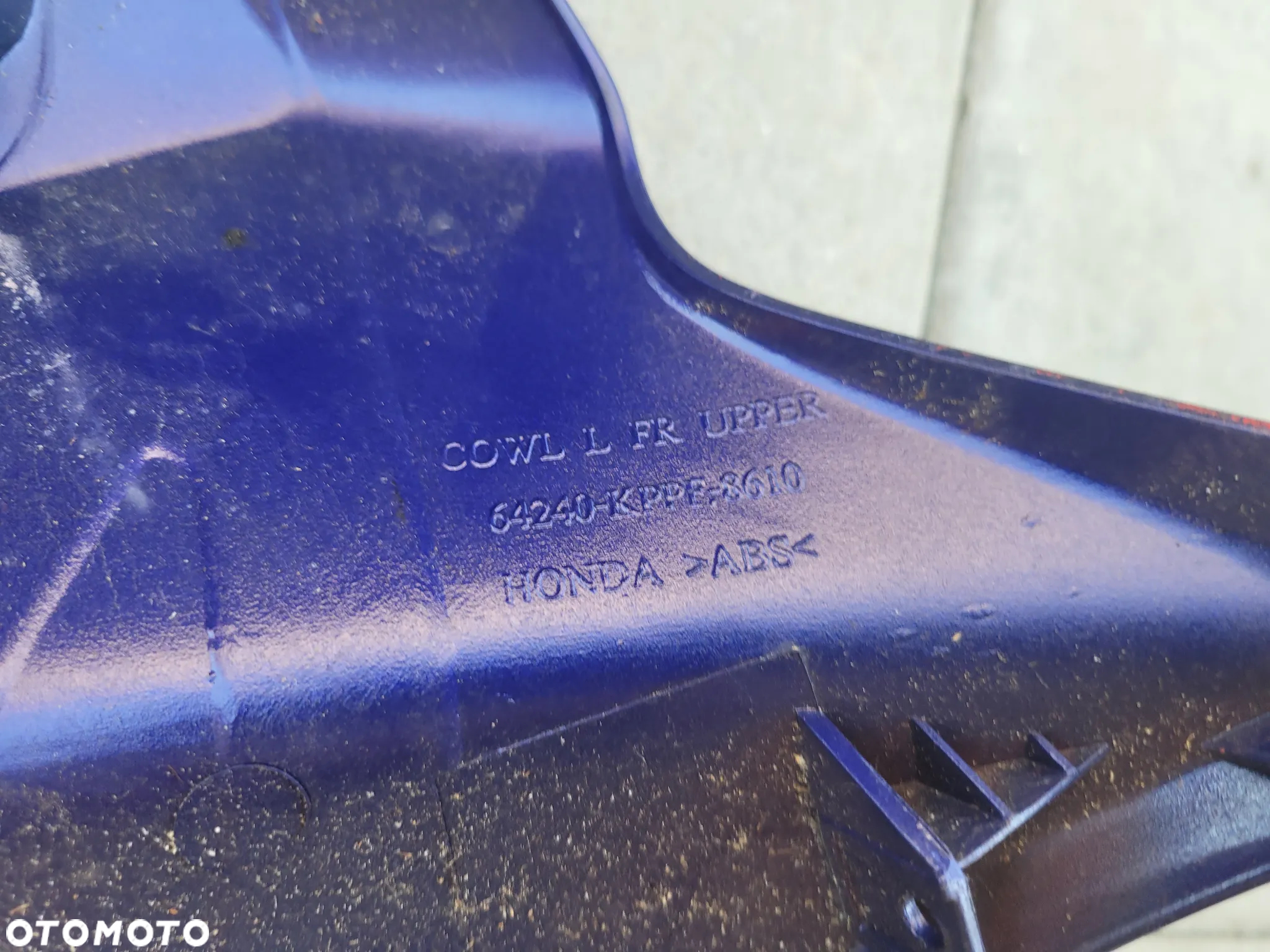 Owiewka, osłona, czacha, czasza Honda CBR 125 JC34 - 17