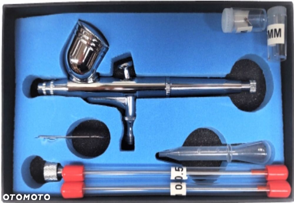 AEROGRAF ZESTAW MALARSKI 3 dysze 0.2 0.3 0.5 - 2