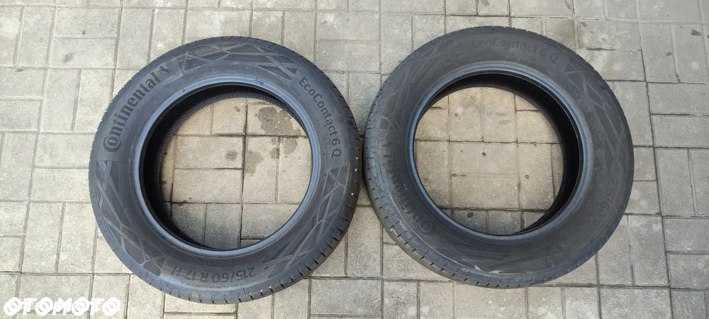 OPONY LETNIE 215/60R17 CONTINENTAL ECOCONTACT 6Q 96H (4322) LATO PRAWIE NOWE 2 SZTUKI PARA - 3