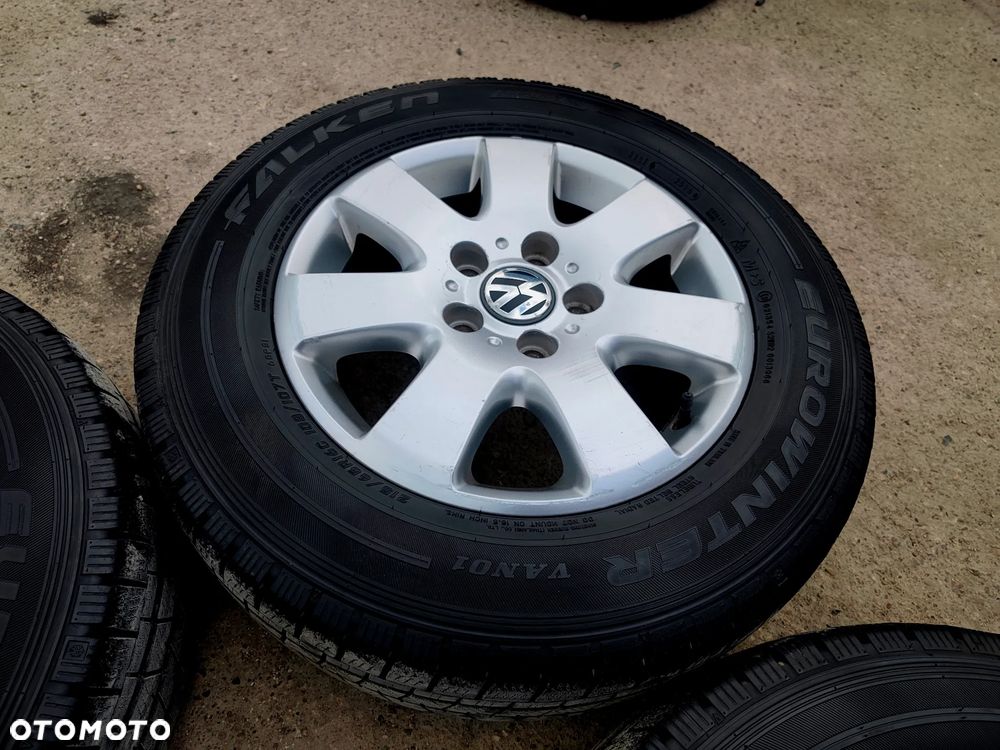5x120 Felgi Aluminiowe Alufelgi Oryginalne 16 C 16C Koła Zimowe Zima VW T5 T6 Transporter Caravelle Legnica ALU-RAD 215/65 7,5mm - 9