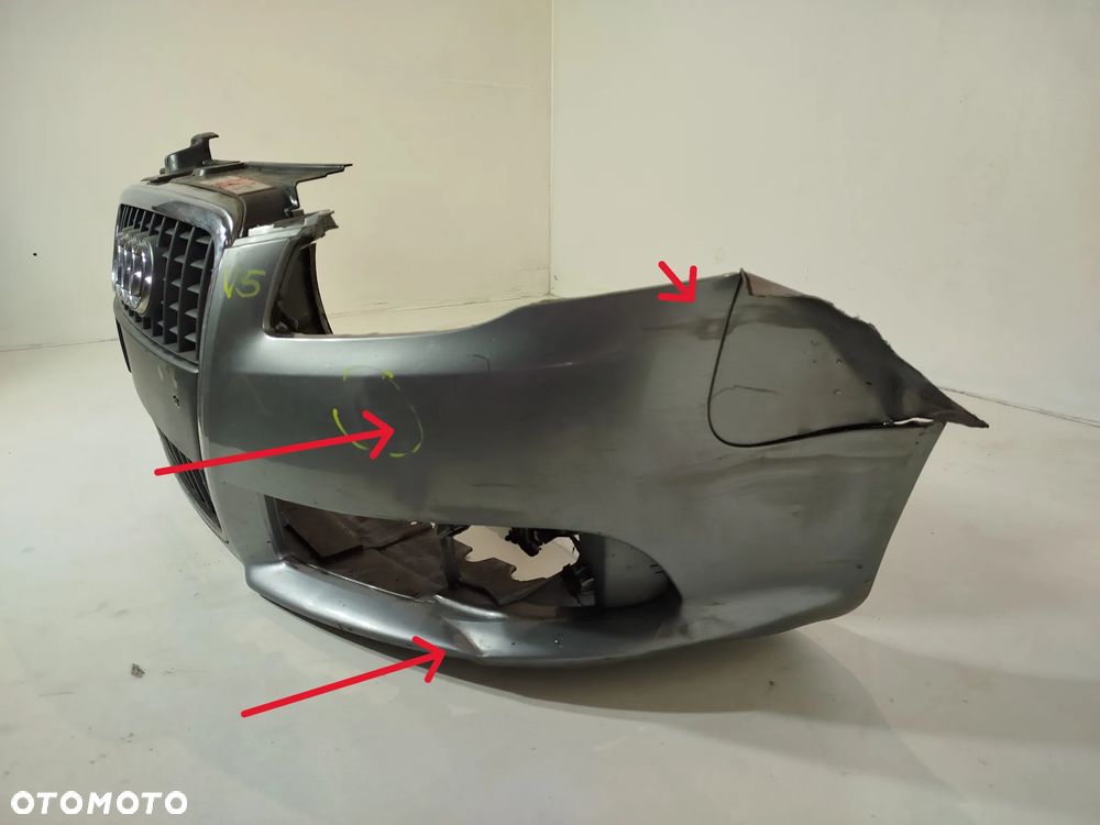 Zderzak przedni przód grill AUDI A4 B7 S-LINE 04-08 LY7G - 2