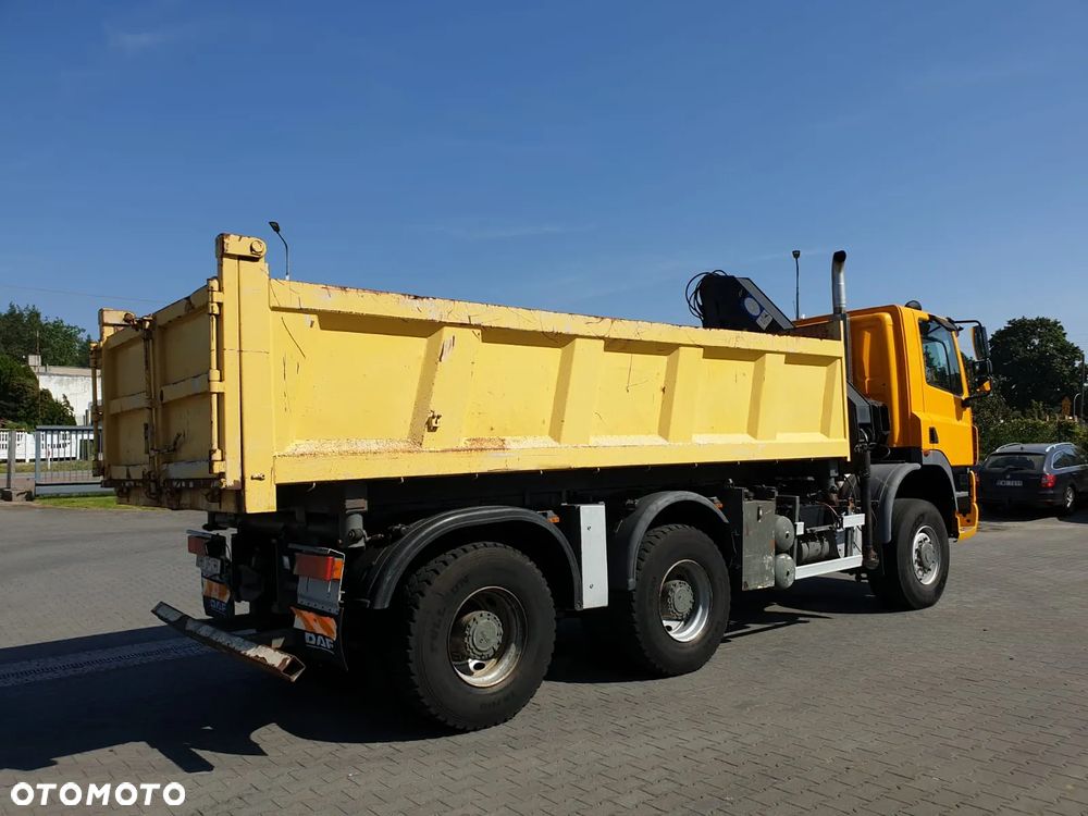 DAF CF GINAF X3335 S 6x6 WYWROTKA+HDS ATLAS 1460 HYDROBURTA KLAPODRZWI SKRĘTNA OŚ - 19