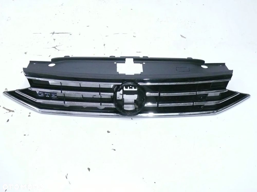 ATRAPA GRILL VOLKSWAGEN PASSAT B8 GTE 3G0 2019 LIFT USZKODZONY - 1