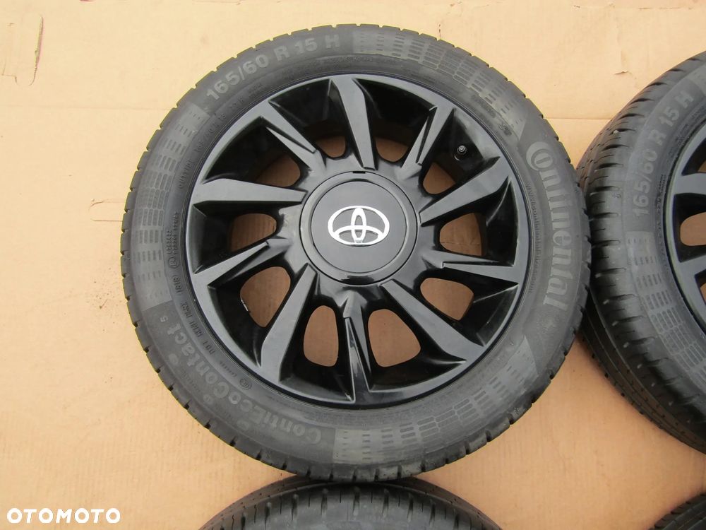 4x FELGI KOŁA 15 Citroen C1 Toyota Aygo II IQ Peugeot 107 108 / + Opony 165/60 LETNIE - 7