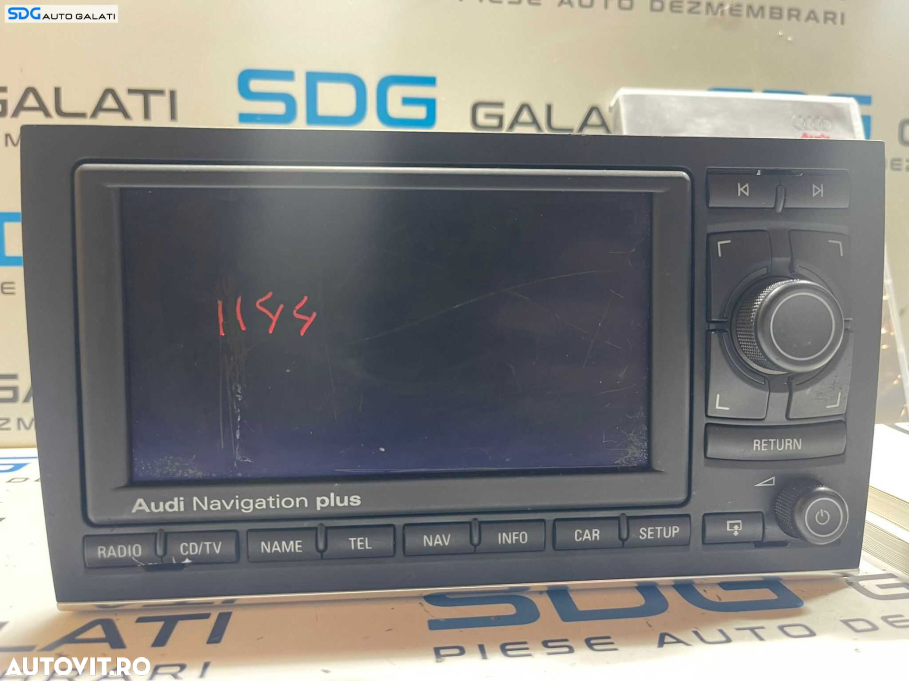 Navigatie Radio CD Player RNS E Navi Plus cu Harti DVD Audi A4 B7 2005 - 2008 Cod 8E0035192K [B3656] - 9