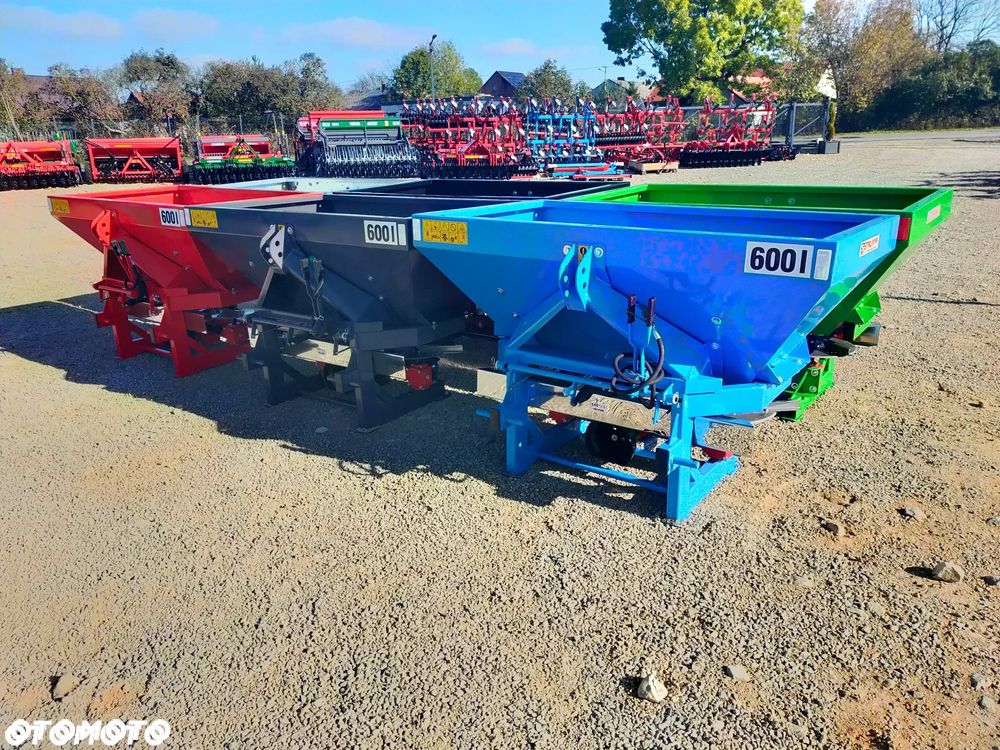 Dwutalerzowy rozsiewacz nawozów Producent STRUMYK siewka plandeka siew graniczny - 3