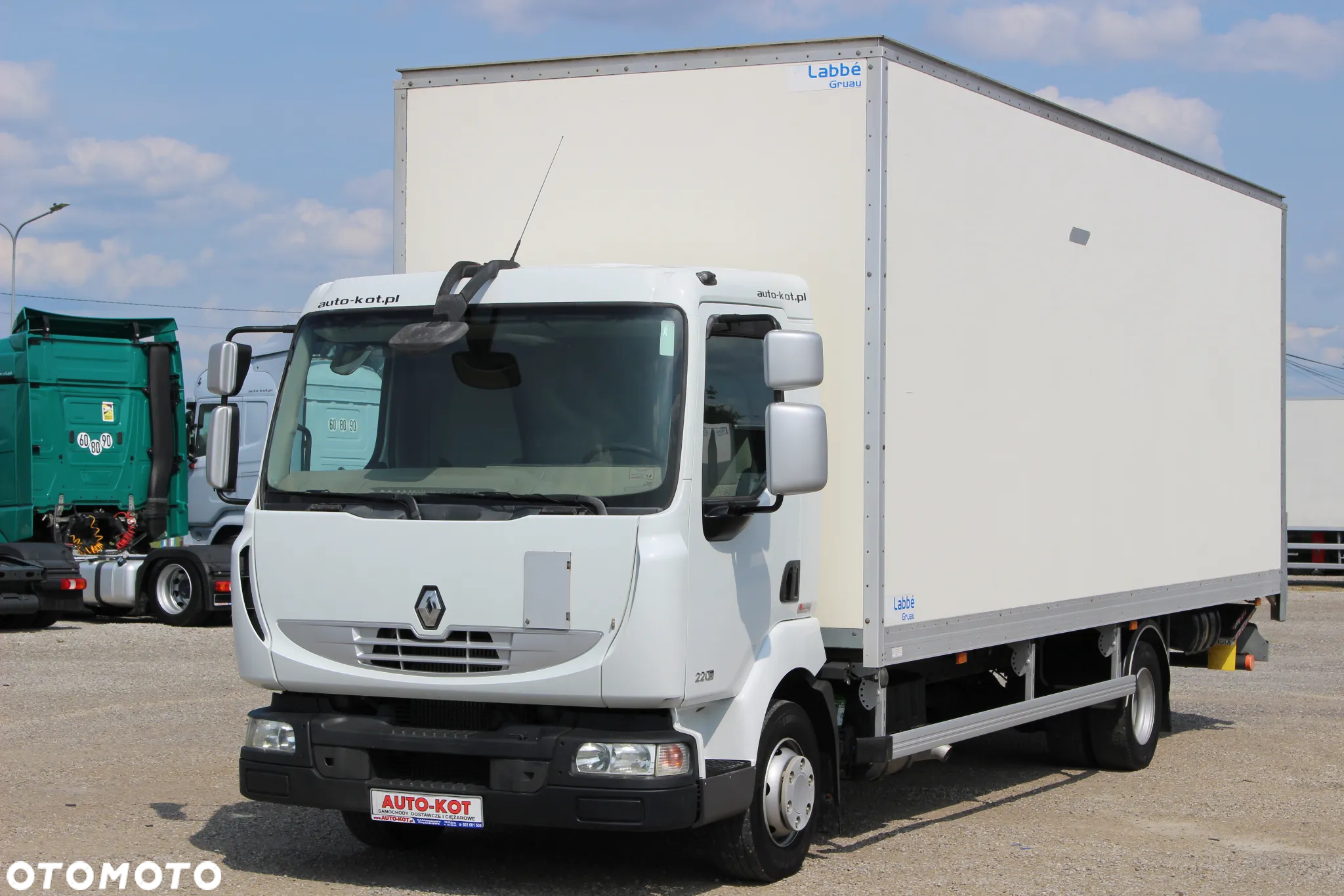 Renault MIDLUM  *220KM*/ KONTENER DŁ. 7.55 + WINDA+B.DRZWI /SERWIS FR/ SUPER STAN / - 26