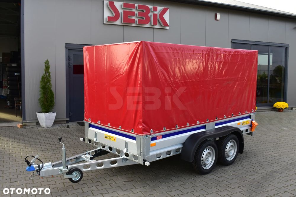 Wiola Mocna przyczepa lekka SILEZIA PLUS MAX 302 x 152 cm. DMC. 750 kg. DOSTAWA!! - 15