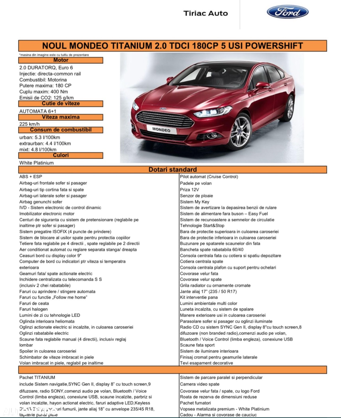 Ford Mondeo 2.0 TDCi Powershift AWD Titanium - 13