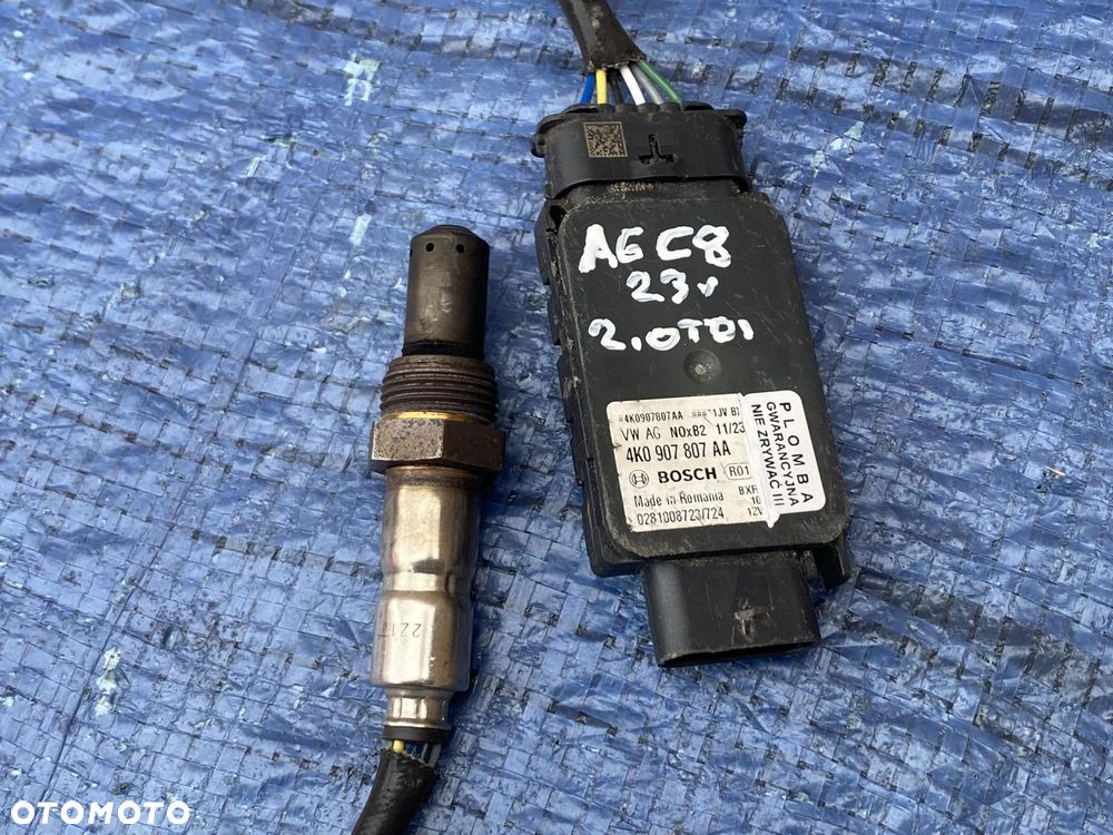 AUDI A6 C8 4K 4K0907807AA NOX SONDA LAMBDA CZUJNIK TEMPERATURY ORYGINAŁ - 3