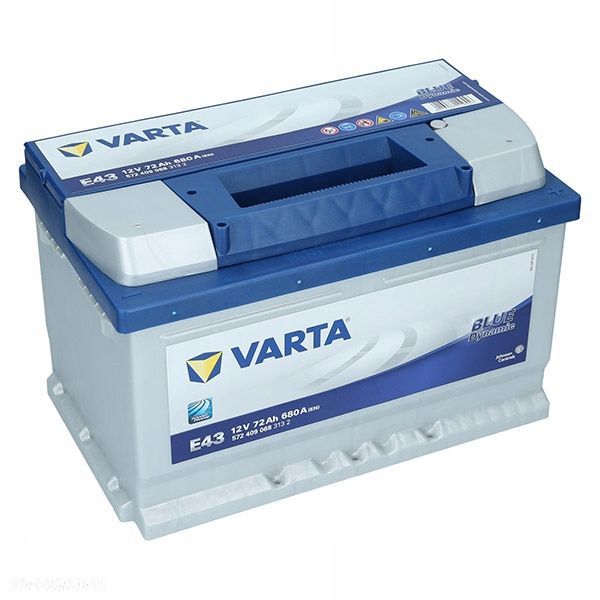 AKUMULATOR VARTA BLUE 72AH 680A E43 P - 1
