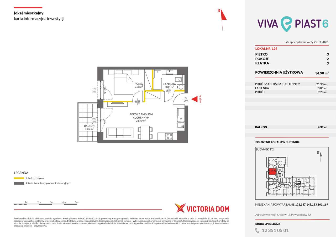 2-pokojowe mieszkanie 35m2 + balkon Bez Prowizji - Pełny obrazek: 2/12