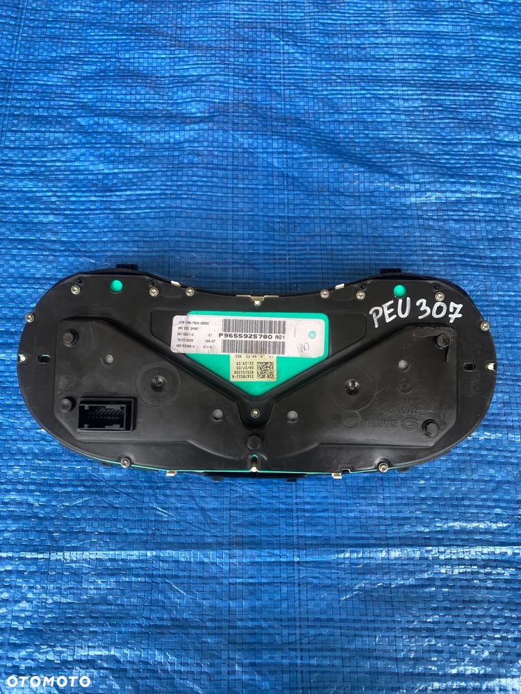 LICZNIK LICZNIKI ZEGARY PRĘDKOŚCIOMIERZ PEUGEOT 307 LIFT 2,0 B 16V 05-10r P9655925780 9655925780  EUROPA - 4