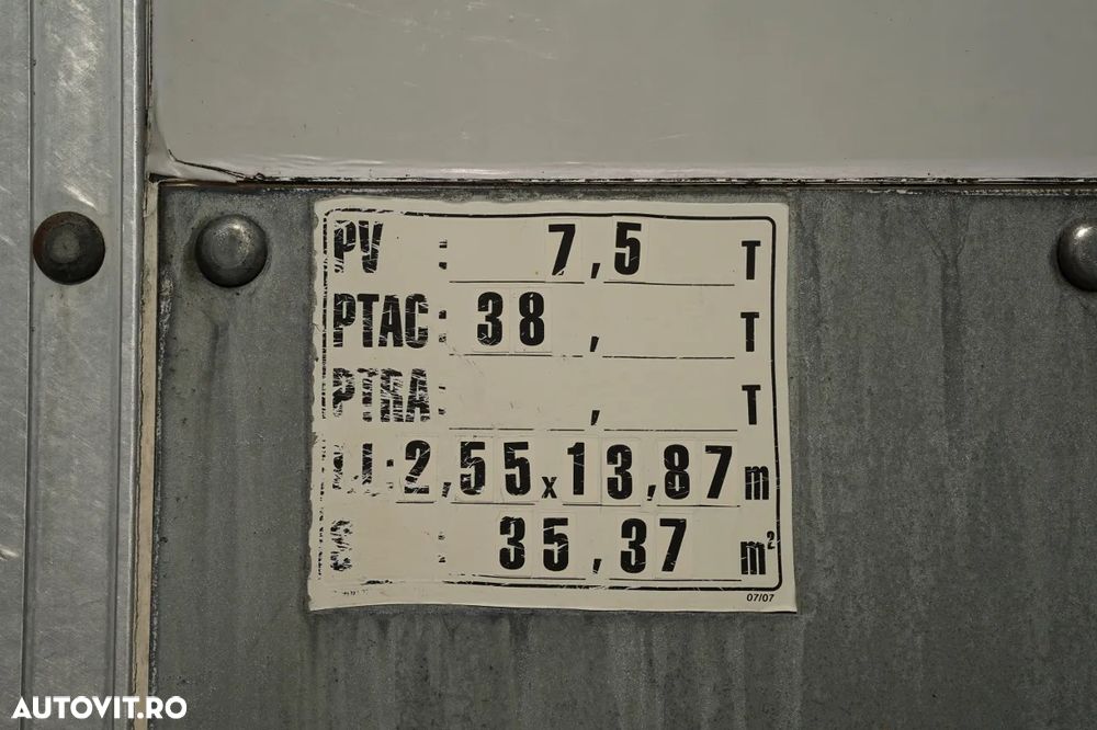 LeciTrailer CONTAINER / ELEVATOR PALFINGER 2.500 KG / AXĂ RIDICATĂ / OBLOANĂ RULANTĂ - 28