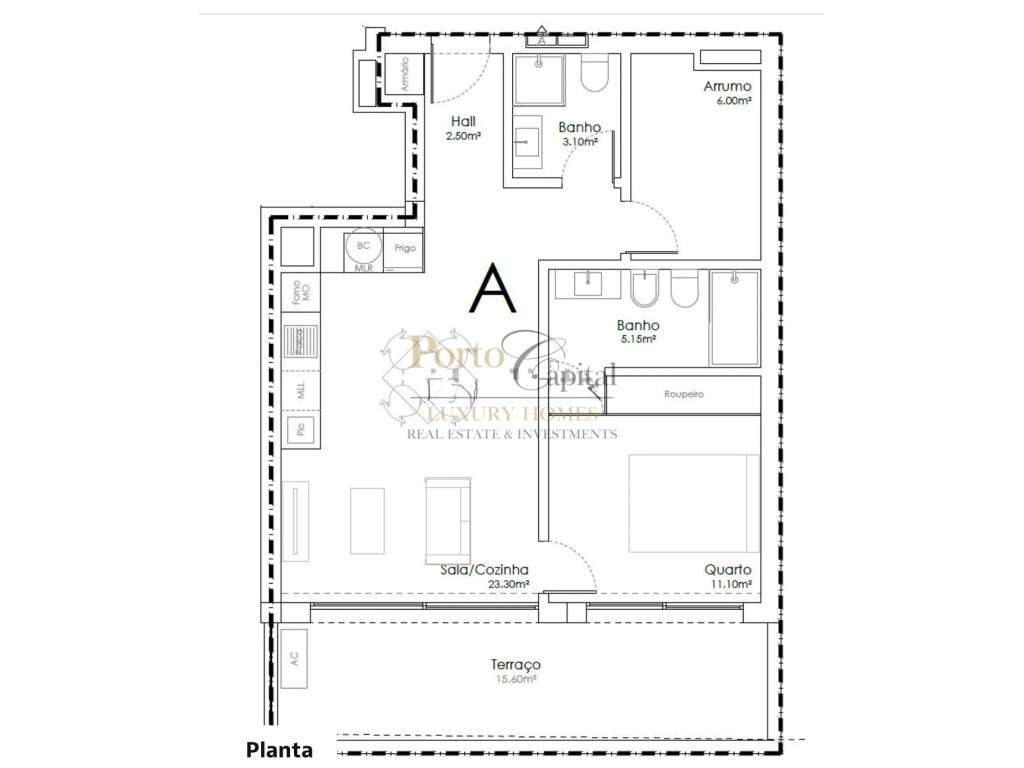 Apartamento novo com garagem Para Arrendamento em Vila Nova de Gaia - Grande imagem: 5/20