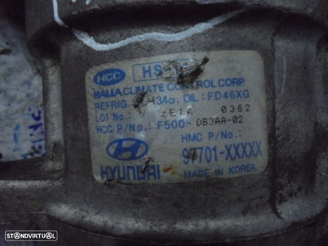 Compressor AC 97701XXXXX F500DB3AA02 KIA PICANTO 2004 1.0 61CV 5P CINZA GASOLINA HCC HALIA CLIMATE CONTROL CORP - 5