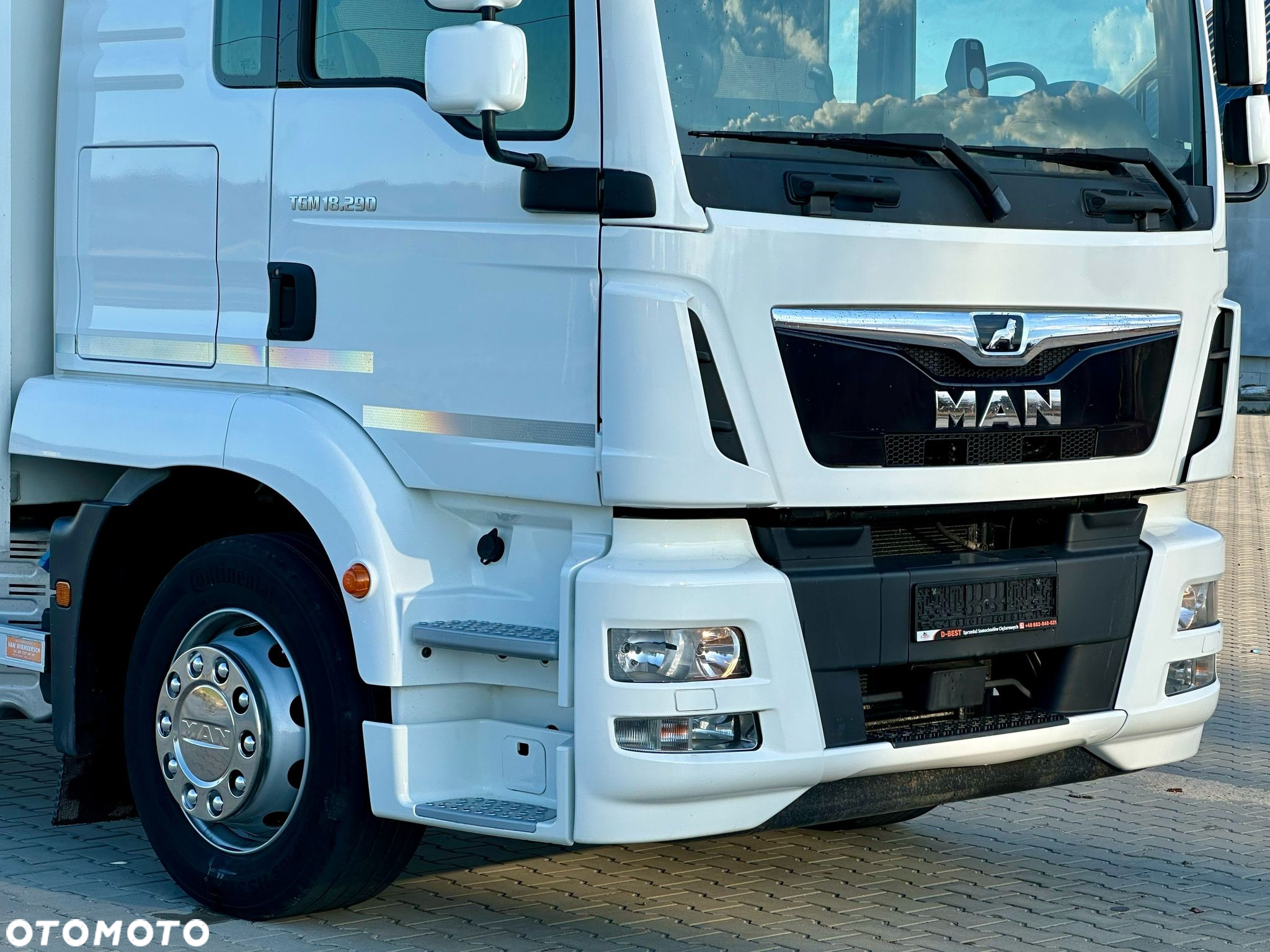 MAN TGM 18.290 / FIRANKA / WINDA / 22 EUROPALETY / AUTOMAT / SYPIALKA / 9 059 KG ŁADOWNOŚCI / NISKI PRZEBIEG / ZSUWANY DACH / EURO 6 - 10
