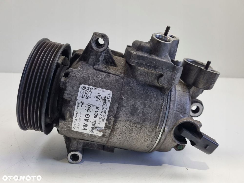 SPRĘŻARKA KLIMATYZACJI VW Golf VI 2.0 TDI _ pompa 5N0820803A - 1