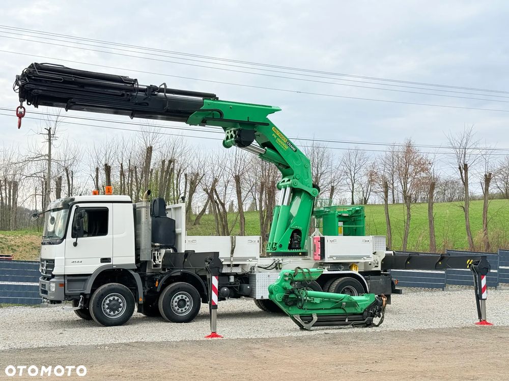 Mercedes-Benz * Mercedes 8x6  Actros 4144 * HDS Palfinger 150002 + FLY JIB PJ 170 * Dźwig * 40 TON * Wyciągarka * 35 Metrów * Kosz * - 25