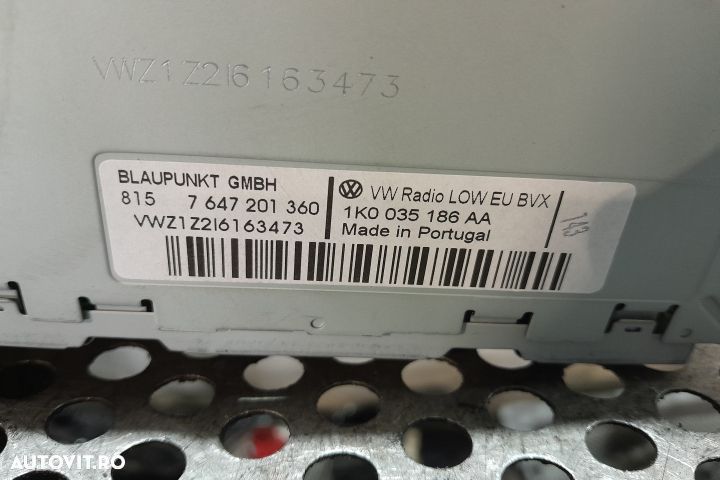 RADIO CD  1K0035186AA MX1253 Volkswagen VW Golf 6 [2008 - 2015] - 7