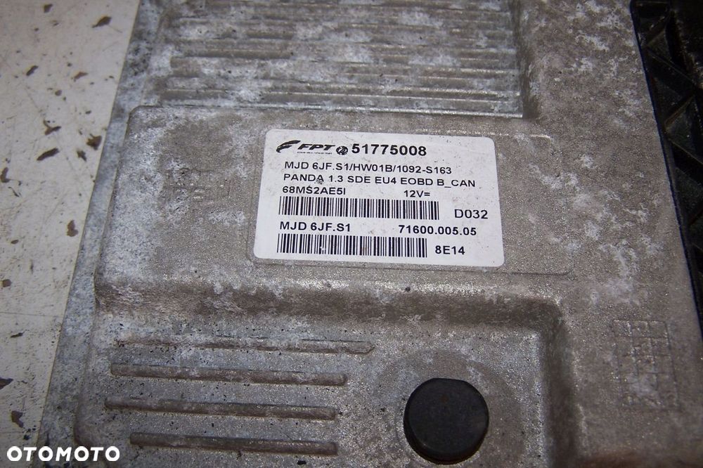 Komputer Sterownik Fiat Panda 2 1.3 MJD 51775008 - 3