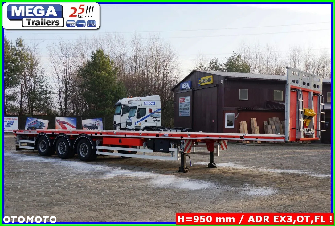 Inny Kontenerowa / budowlana 13.60 m, h=950 mm, full ADR EX3, OT, FL UNIWERSALNA !!! - 14