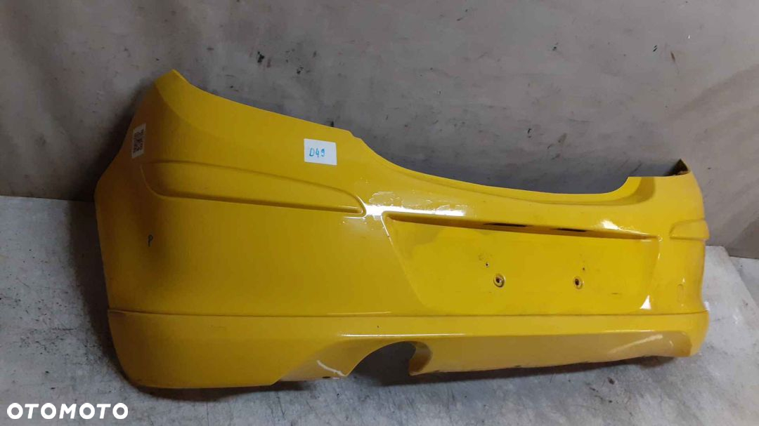 $ ZDERZAK TYŁ TYLNY DO OPEL CORSA D KOD KOLOR Z40D ŻÓŁTY - 4
