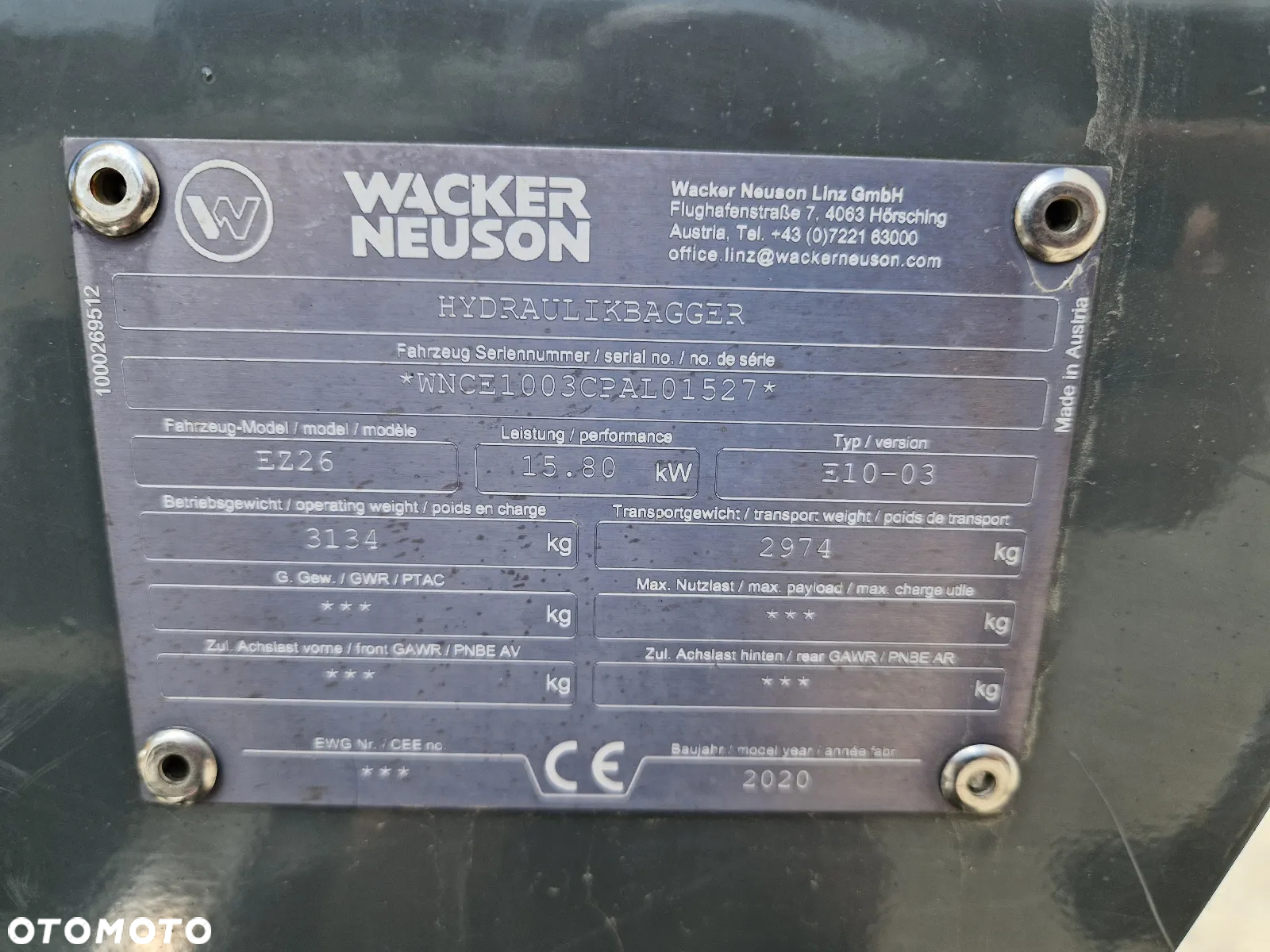 Wacker Neuson EZ26 EZ 26 VDS2020 R334 - 15