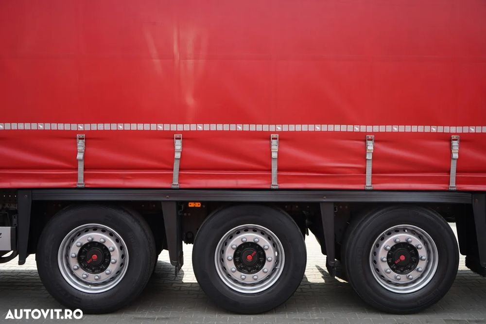 Schmitz Cargobull CORTINĂ / VARIOS / 385/55 R22.5 / PUNȚĂ CULISANTĂ / ACOPERIȘ CULISANT / SAF - 27