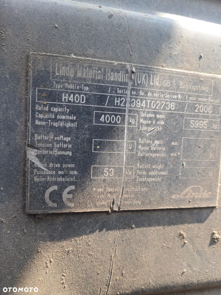 Wózek widłowy  Linde H40D - 10
