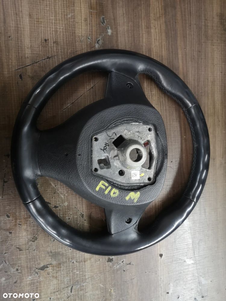 BMW 5 F10 F11 KIEROWNICA M PAKIET ORYGINALNA SKÓRZANA Z MULTIFUNKCJĄ ŁADNA - 5