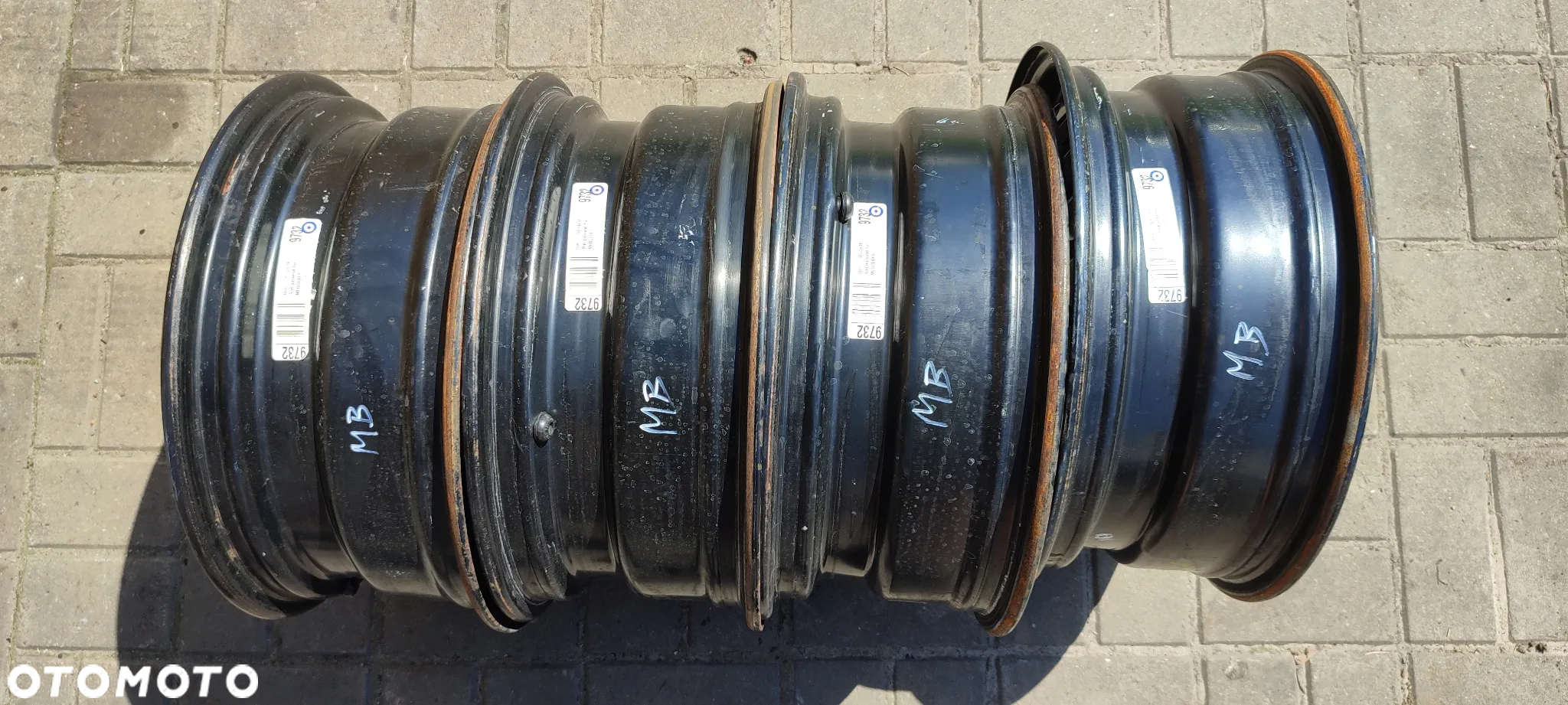 FELGI STALOWE KFZ9732 5x112 6.5Jx16 CALI ET49 MERCEDES KOMPLET 4 SZTUKI - 7