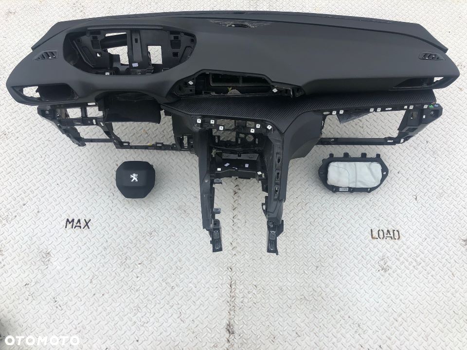 PEUGEOT 3008 5008 DESKA KONSOLA KOKPIT PULPIT PÓŁKA PARAPET PODUSZKI AIRBAG NAPINACZE PASY PAS Raz2 - 3