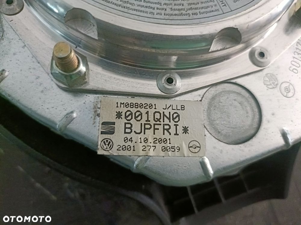 SEAT LEON I 99-05 r. PODUSZKA POWIETRZNA KIEROWCY AIRBAG 6013175 + - 3