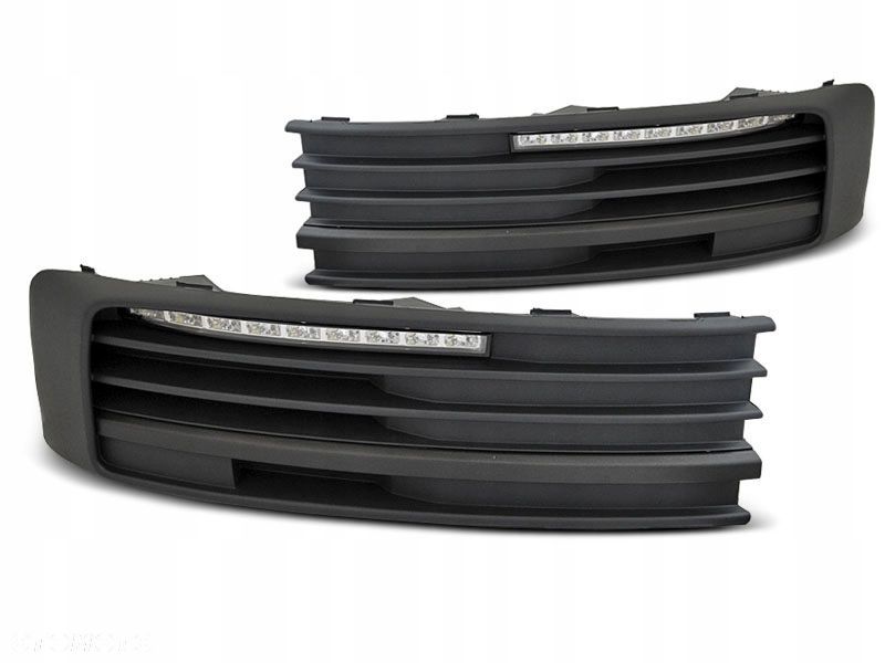 światła jazdy dziennej + kratki vw t6 15-19 drl - 1