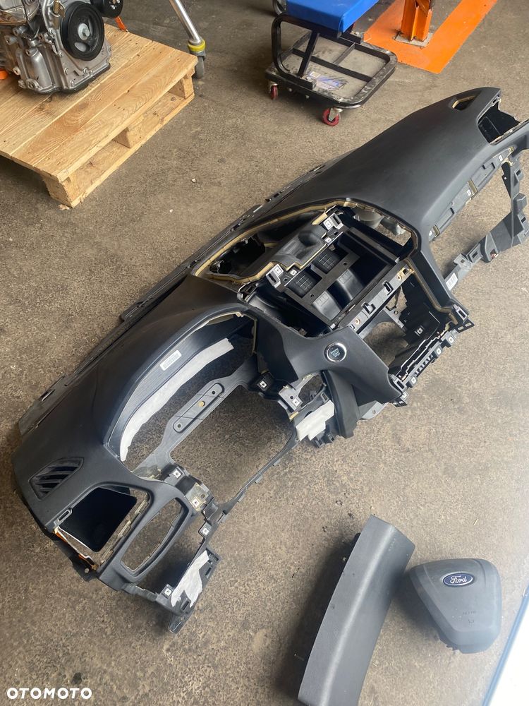 Ford S-max MK2  2 II LIFT galaxy MK4 18r DESKA KOKPIT PODUSZKI POWIETRZNE AIR BAG AIRBAG poduszka KIEROWCY w kierownicę PASAŻERA KOLANOWA  mk 2 mk 3 mk 4 galaxy S max Smax S-maks lift II 2 komplet poduszek galaxy - 10