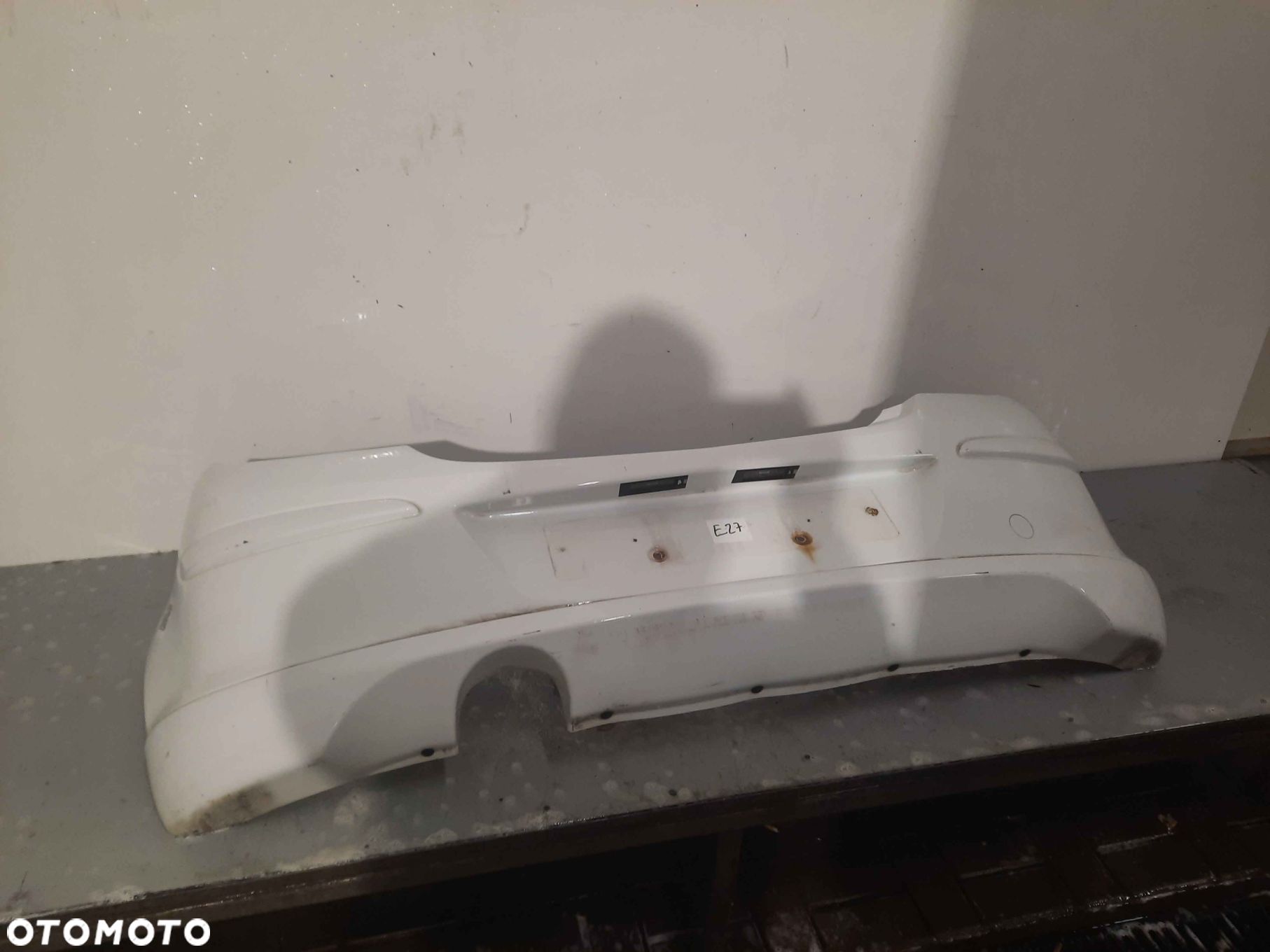 } ZDERZAK TYŁ TYLNY OPEL CORSA D Y474 BIAŁY 3D 3 DRZWI HB - 1