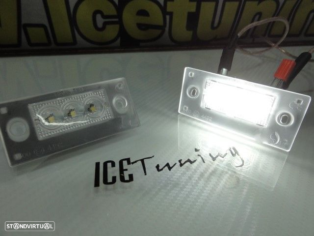 Suporte De Lâmpada De Matricula Com Led Branco Audi A4/S4/RS4 avant 1999-2001, A3 8L 01-03 - 18