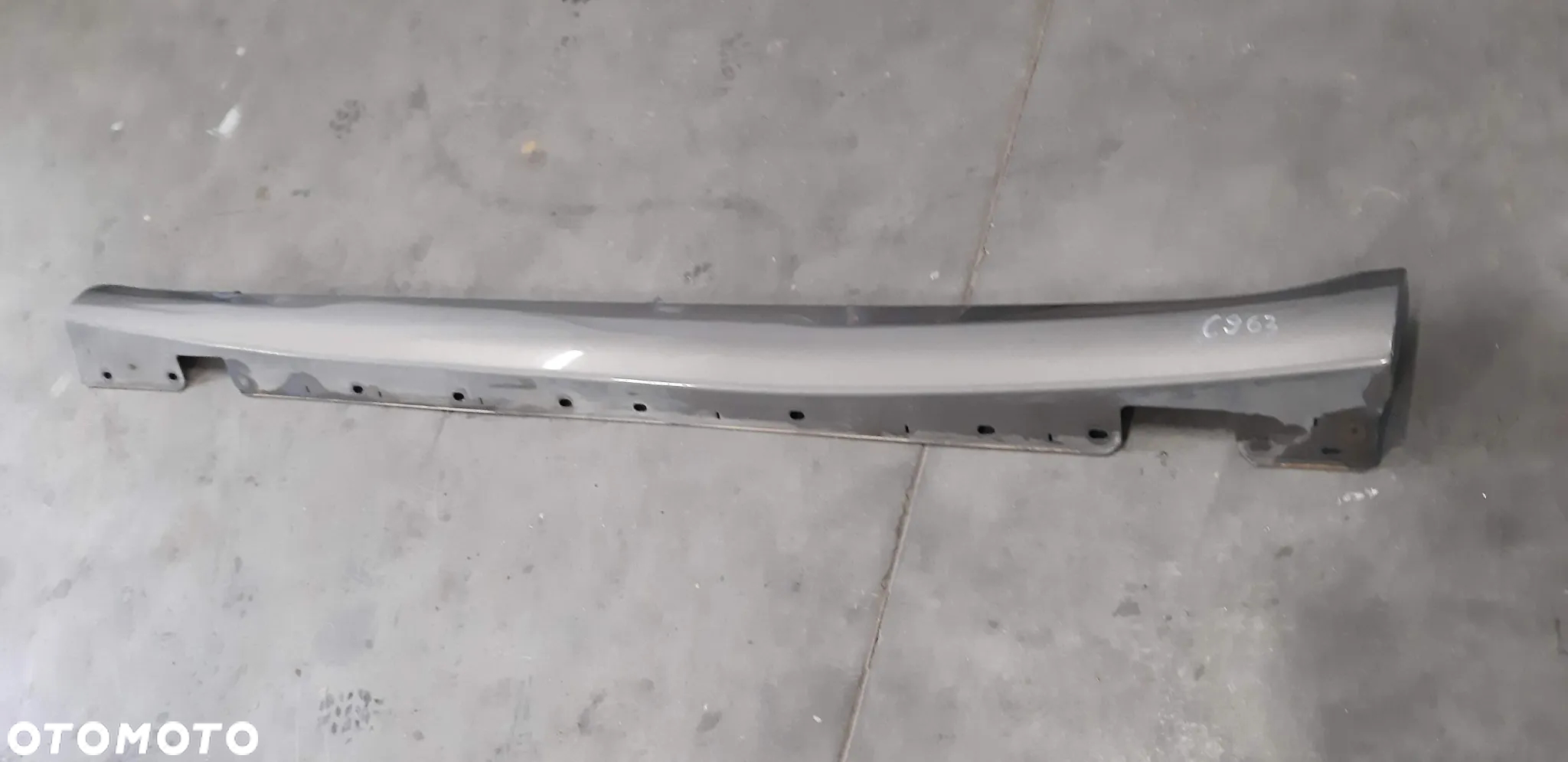 Listwa progowa lewa C963 A2196900140 Mercedes CLS W219 3.5 CGi 2005r - 3