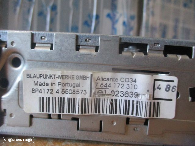 Radios 7644172310 VW FOX 2006 1.4TDI 70CV 3P CINZA BLAUPUNKT - 3