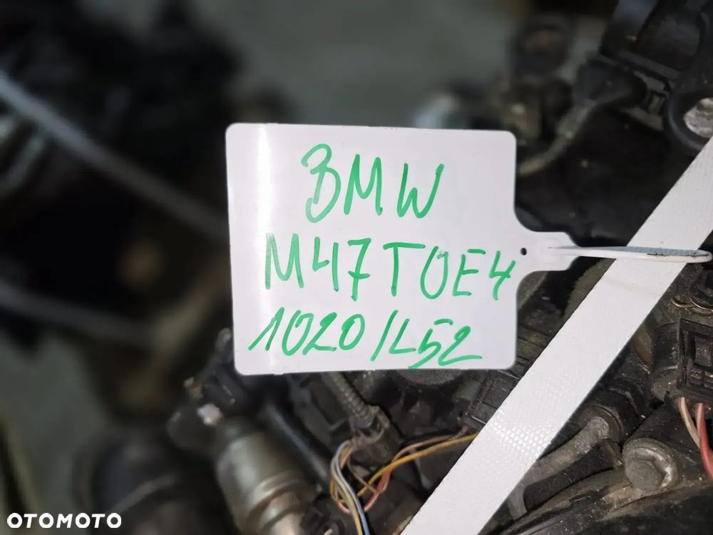 BMW M47TOE4 M47D20 2.0d diesel silnik z pełnym osprzętem kompletny gotowy do montażu - 6