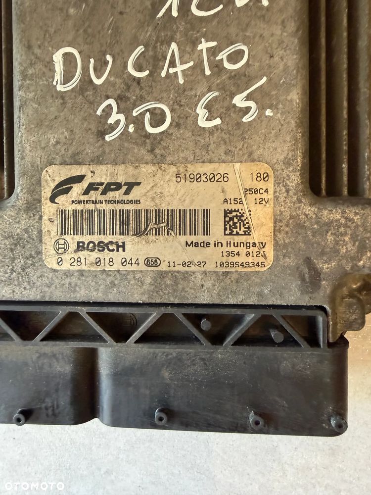 Ducato III Boxer Jumper 3,0 E5 180KM 11-14r zestaw sterownik 0281018044 - 2