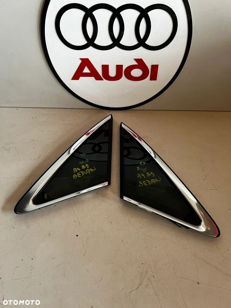 SZYBA TRÓJKĄTNA KAROSERYJNA LEWA PRAWA TYŁ AUDI A4 B9 8W5 SEDAN 18R - 1
