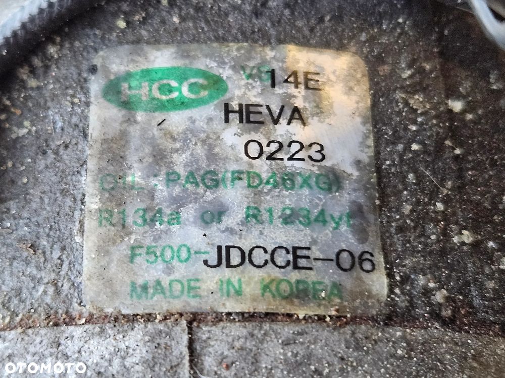 Hyundai I20 Kia Ceed 1.6 CRDI D4FB kompresor sprężarka klimatyzacji F500-JDCCE 06 - 2