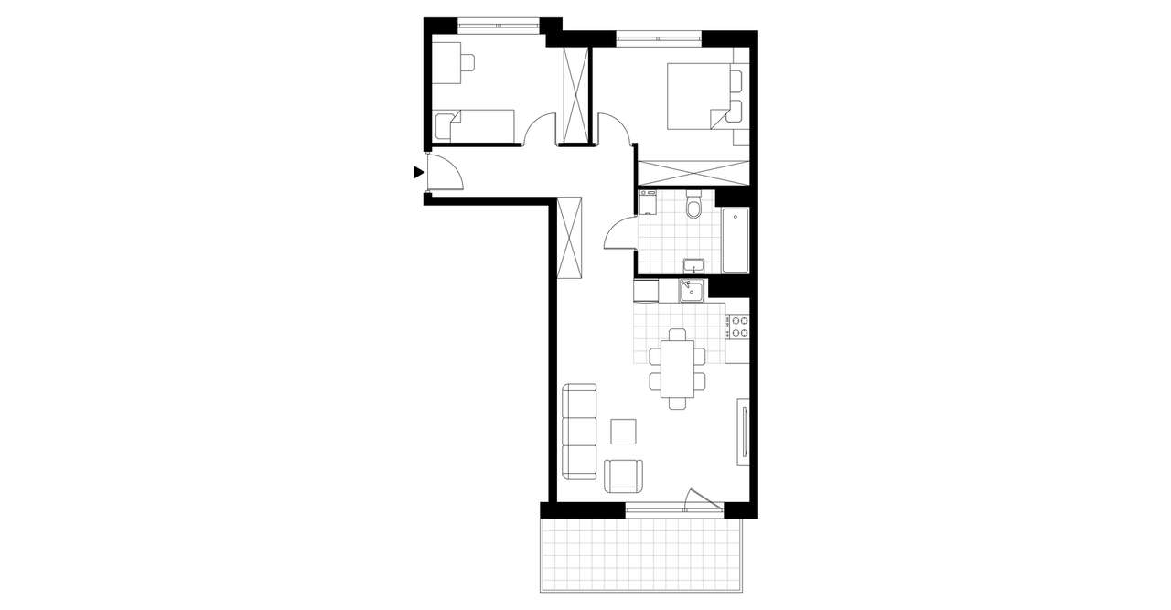 3-pokojowe mieszkanie 62m2 + balkon Bez Prowizji - Pełny obrazek: 3/23