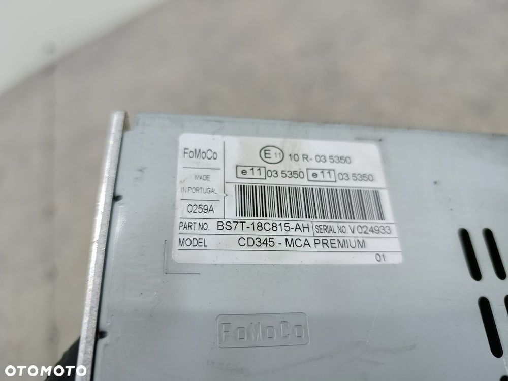 RADIO FABRYCZNE FORD GALAXY III BS7T-18C815-AH - 8